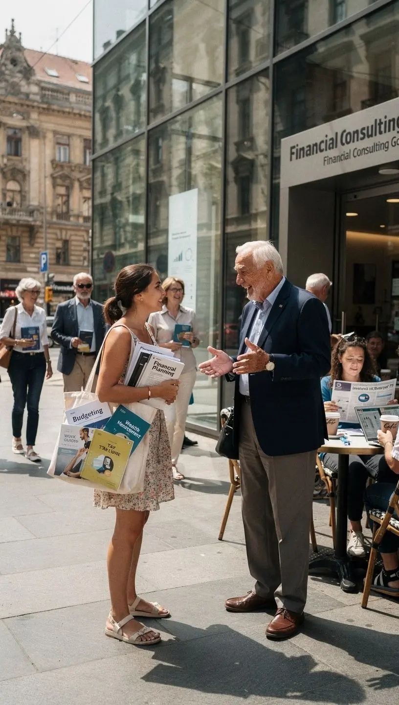 Könyvek és jegyzetek személyes pénzügyi alapokról egy oktatóasztalon.